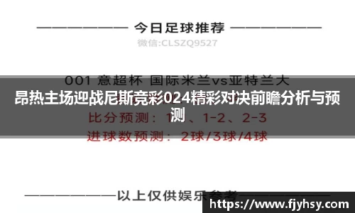 昂热主场迎战尼斯竞彩024精彩对决前瞻分析与预测